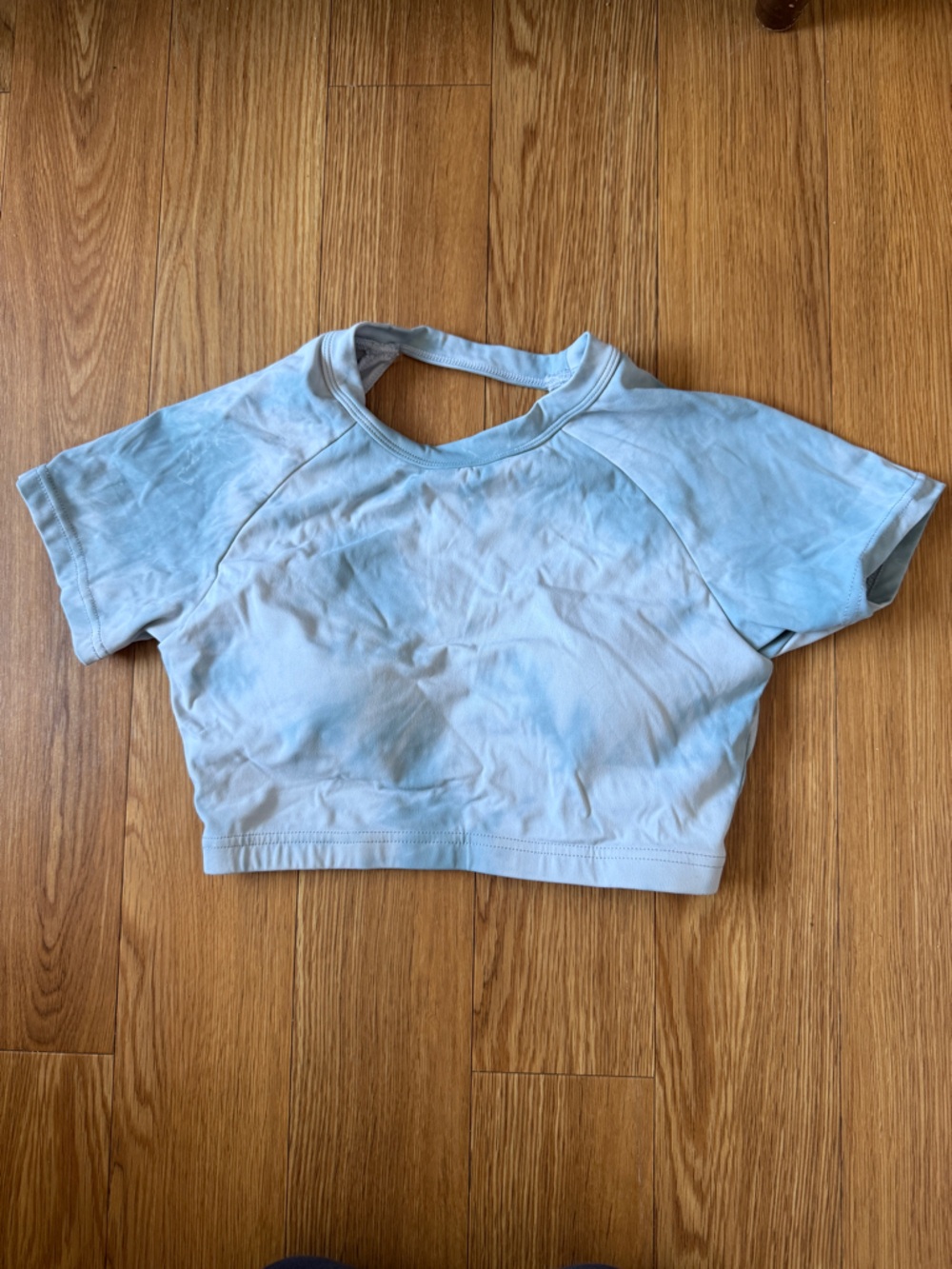 POPFLEX Light Blue Crop Top